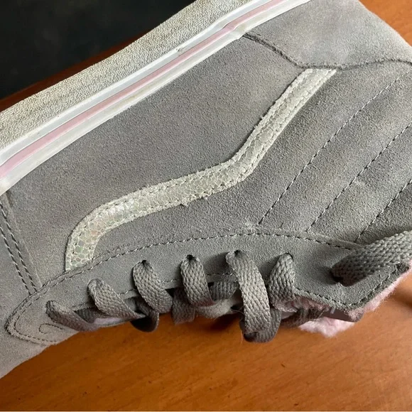 Vans warm Sherpa lined sneakers missy size 6 women’s 7 - Picture 6 of 6